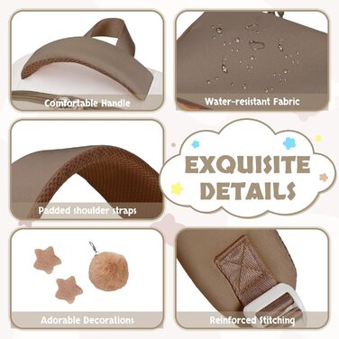 Набір шкільних рюкзаків для дівчаток Lässig: 3 шт. (рюкзак, пенал, ланчбокс) для 2-5 класів. Коричневий