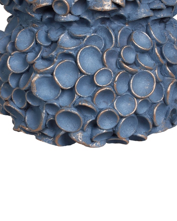 Керамічна ваза для квітів MUZAKI, 52 см, синя