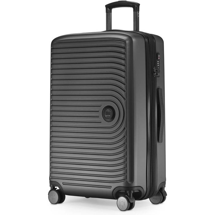 Набір валіз Hauptstadtkoffer Mitte (S+M+L) - 3 шт. (55, 68, 77 см), ABS, TSA, графітовий колір