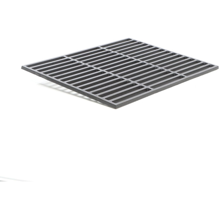 Чорний чавунний гриль-роштва для вугільного та газового гриля Wiltec, для BBQ, емальований гриль-вставка (45 x 35 см)