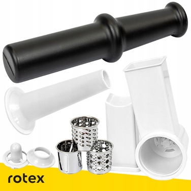М'ясорубка Rotex RMG180B MultiFun, чорна, 350 Вт