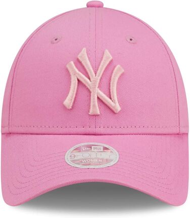 Кепка New Era 9Forty MLB Yankees рожева, жіноча, бейсболка, регульована, універсальний розмір
