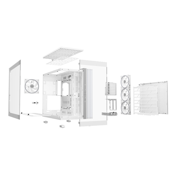 Корпус be quiet! Pure Base 600 DX Midi Tower, білий