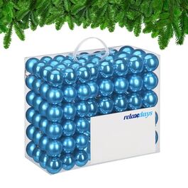 Relaxdays Set of 100 Christmas Baubles