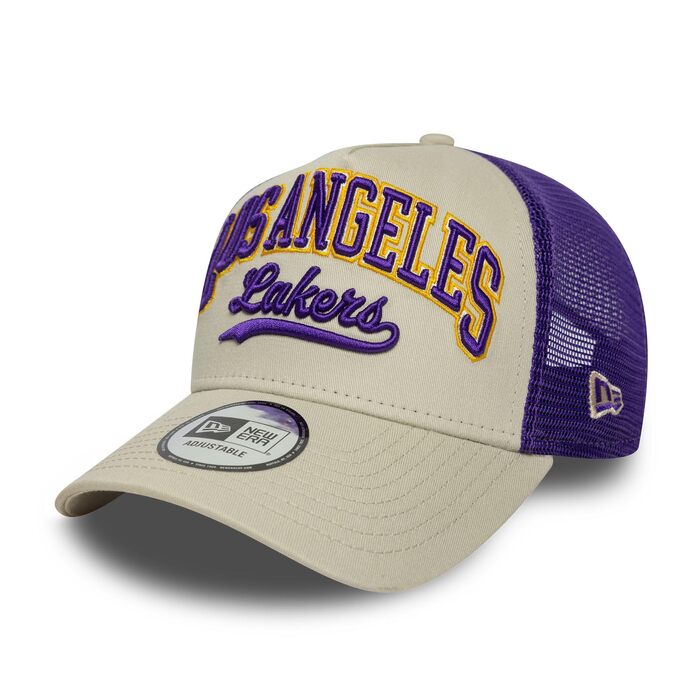 Кепка бейсболка New Era Los Angeles Dodgers Trucker A-Frame, регульована, чорна