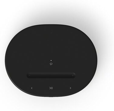Sonos Move 2: Портативна бездротова колонка Wi-Fi/Bluetooth, чорна. До 24 год роботи, зарядка без дротів, сумісність з Alexa
