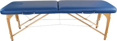 Мобільний масажний стіл Beltom® Basic 2 зони 185 x 60 см - блакитний