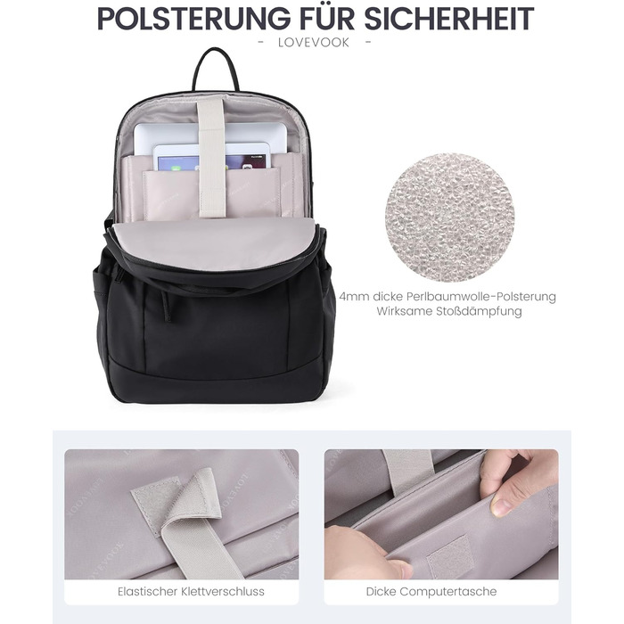 LOVEVOOK Рюкзак для ноутбука 15.6
