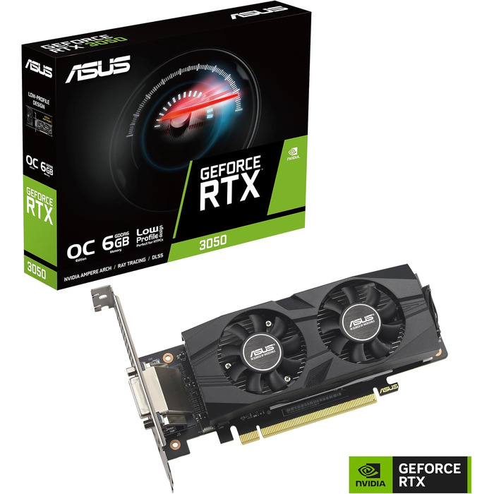 Ігрова відеокарта Asus GeForce RTX 5050 OC Edition, 8GB GDDR6, PCIe 5.0, DLSS 4, 2.5-Slot Design