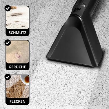 Портативний пилосос для килимів Powell Waschsauger 450W - 13kPA, для килимів, диванів, меблів, авто