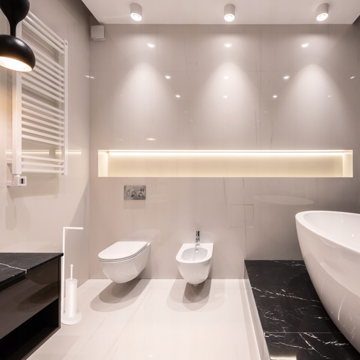 Підставка для ванної кімнати модель 104 з тримачем для паперу та йоржиком для унітаза, срібляста