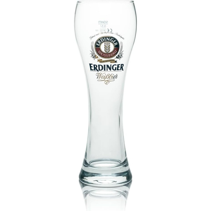 Набір пивних келихів Erdinger Weissbier 6 шт по 0,5 л - Оригінал, Нові