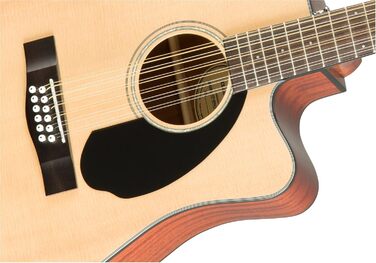 Електроакустична гітара Fender CD-60SCE 12-струнна, з Fishman, 2 роки гарантії, махагоні, палісандр, натуральний колір