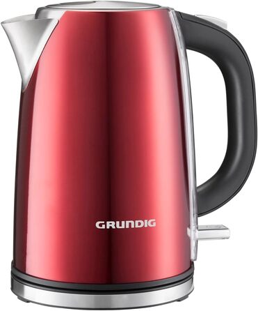 Електричний чайник Grundig WK 8340 з нержавіючої сталі, 1.7 л, прихований нагрівальний елемент, індикатор рівня води, колір Rose Gold