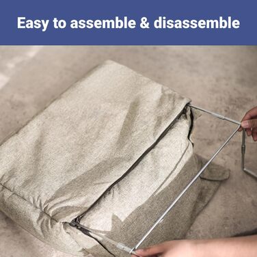 Килимок для котів на батарею Happi N Pets, лежанка для котів, підвісна, бежевий, 55x34x27 см