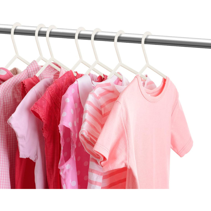 Набір вішалок для дитячого одягу Ilauke, 40 шт., 28,5 см, бежевий