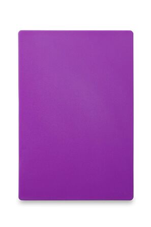 HENDI Cutting Boards, HACCP compliant, double-sided, suitable for allergy sufferers, 600x400x(H)18mm, HDPE 500 plastic, violet.