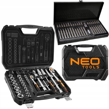 Набір інструментів NEO TOOLS: торцеві головки 1/2