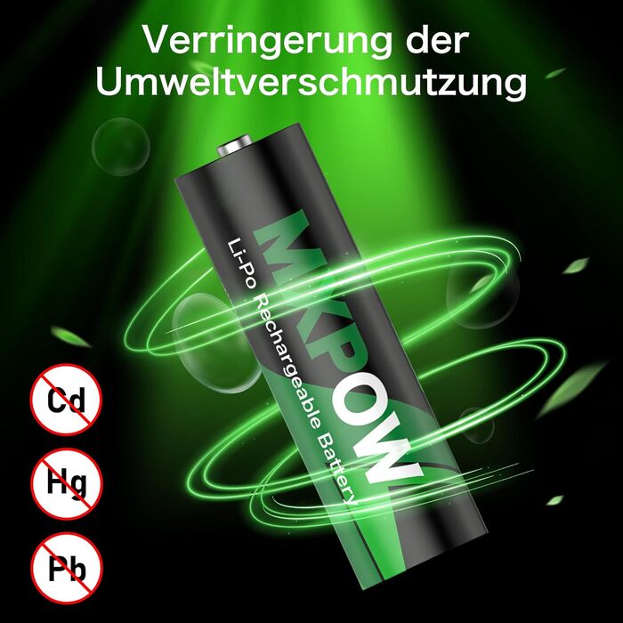 Акумулятори AA та AAA літієві з зарядним пристроєм LCD, 1.5V, 3400mWh (AA x4) та 1200mWh (AAA x4), перезаряджувані