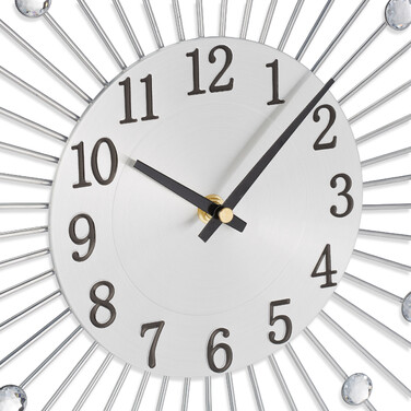 Relaxdays Wall Clock Diamond Ø 50 cm