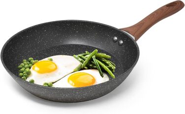 Набір сковорідок для індукції Joeji's Kitchen, 3 шт, антипригарні, набір сковорід для індукційних плит