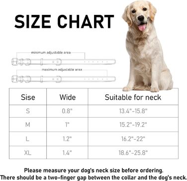 Нашийник для собак з натуральної шкіри, зелений, ширина 2.5 см, обхват шиї 40-51 см