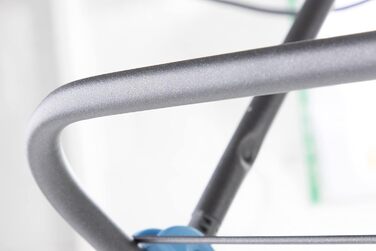 Сушарка для білизни Minky Trio Concertina Plus, 21 м сушильної площі, хром, блакитно-срібляста