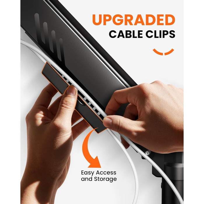 Кріплення для монітора ErGear 2 монітори, регульоване, для екранів 13-32