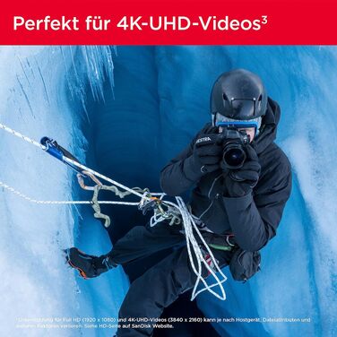 Карта пам'яті SanDisk Extreme PRO SDXC UHS-I 256 GB V30 U3 (швидкість до 200 МБ/с) для 4K UHD відео