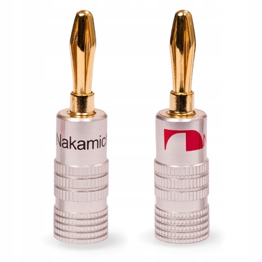 Акустичний кабель NAKAMICHI OFC 2x4мм², у обплетенні, конектори 