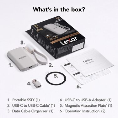 SSD Lexar NM800 Pro 1TB M.2 2280 NVMe PCIe Gen4 - Швидкість 2000/2000 MB/s