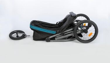 Візок для собак TRIXIE, чорний/Petrol, 60x112x120 см, до 20 кг, 12.5 кг - 28960