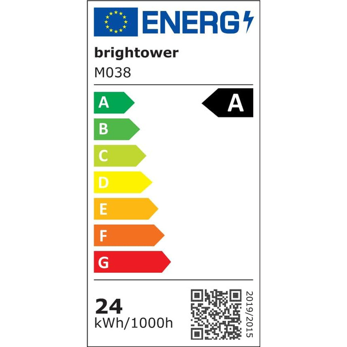 LED настільна лампа Brightower з диммуванням, 24W, 80см, для офісу та дому, захист очей, денне світло, з пультом, гнушкий шийний механізм, 5 кольорів, чорний