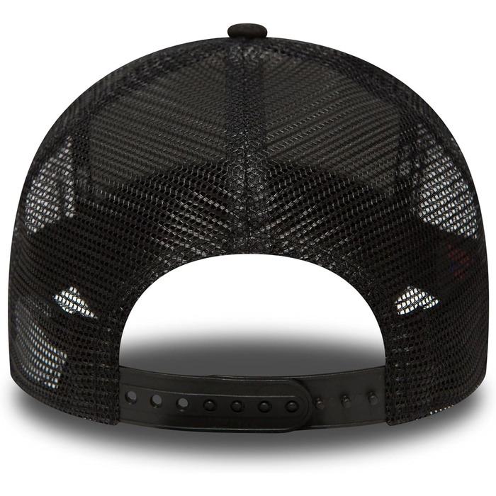 Кепка New Era Miami Heat NBA регульована бейсболка Snapback Trucker 9Forty, універсальний розмір (Trucker-Heat-Black#28450)