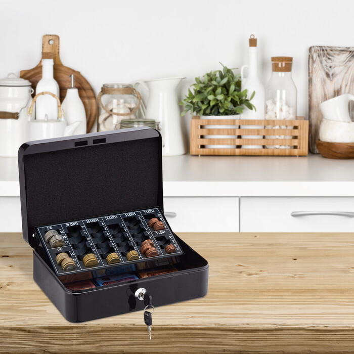 Cash Box з дошкою для підрахунку євромонет