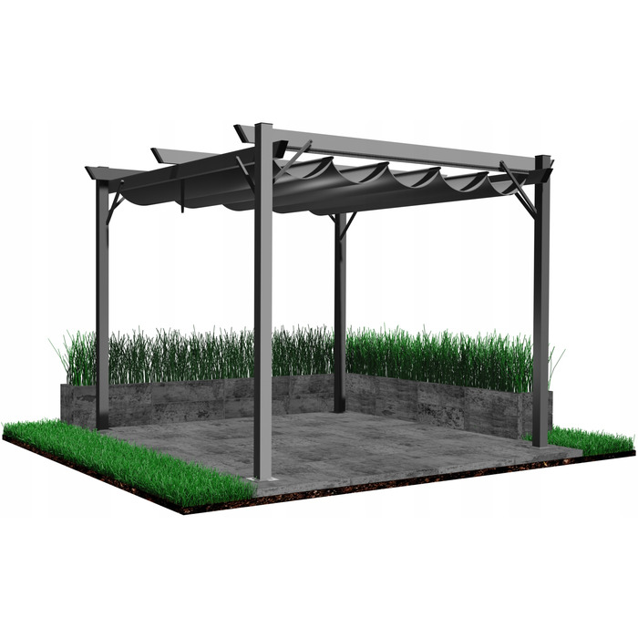Садова альтанка GardenLine, 3 x 3 x 2,3 м