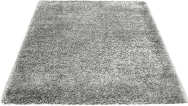 Килимок Mia's Teppiche Fiona для вітальні та спальні, 120x160 см, високий ворс (срібний)