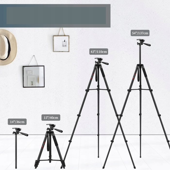 Штатив-трипод Victiv, висота 45-162 см, навантаження до 3 кг, для фотоапарата