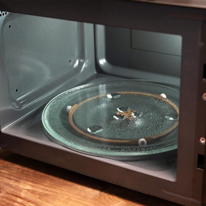 Мікрохвильова піч Cecotec Proclean 6120 з сенсорним екраном, грилем, 23 л, 800/1000 Вт, цифрова, рівномірне нагрівання, 5 рівнів потужності, функція розморожування, таймер 60 хв, обертовий піднос 285 мм