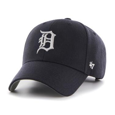 Кепка бейсболка 47 Brand Detroit Tigers MVP MLB, регульована, темно-синя
