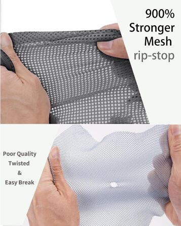 Органайзери для валізи ECOHUB, набір 6 шт. з ID-міткою, екологічні, дихаючі, для подорожей (зелений, темно-сірий)