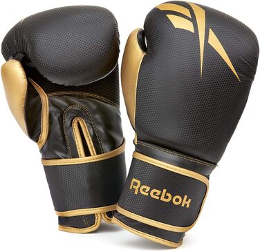 Боксерські рукавички Reebok 10oz Gold/Black