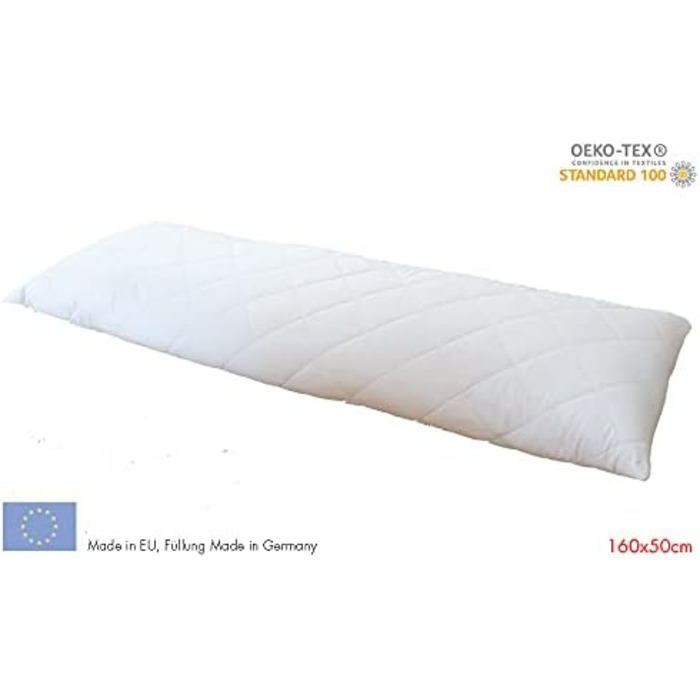 Подушка-дакімікура SAKAMI Deluxe 160x50 см, ортопедична подушка для сну на боці, обіймальна подушка з наповнювачем