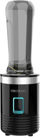 Cecotec EasyGo Portable Blender - 350W Ice Crushing Power Titanium | 2 Bottles & Accessories