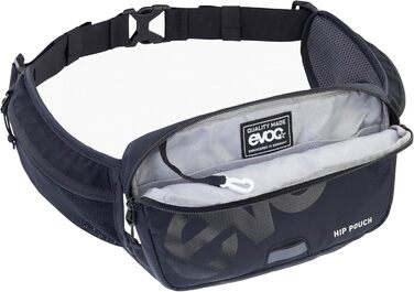 EVOC HIP Pouch - поясна сумочка/рюкзак, чорний, AIR PAD, регульована, з кількома відділеннями