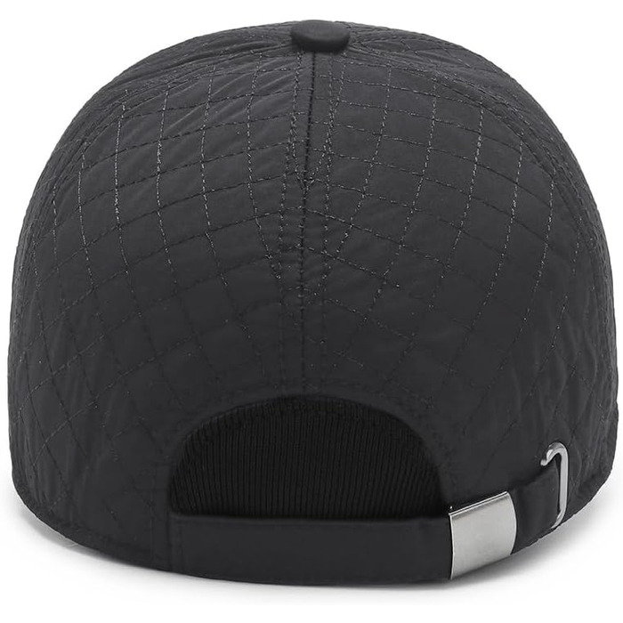 Кепка YAMEE з відкидним навушником, зимова шапка-кепка для чоловіків та жінок, тепла кепка з м'якою підкладкою, універсальний розмір (2080/Сірий)