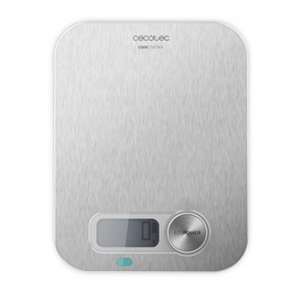 Кухонний ваги Cecotec Cook Control 10200 EcoPower, сріблястий/сірий, 8 кг