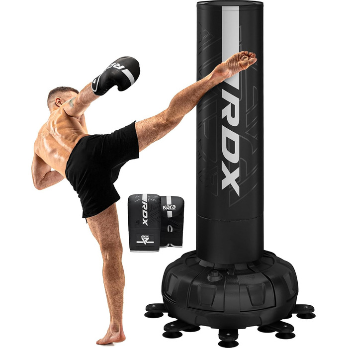 Стенд-бокс RDX 330LB для дорослих з рукавичками та чохлом XXL. Ідеально для MMA, кікбоксингу, боксу, муай-тай.