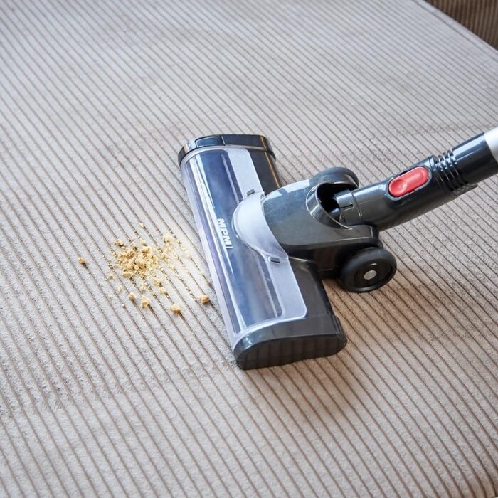 Акумуляторний пилосос MPM з цифровим дисплеєм та ручним пилососом 29,2V/250W - Інтелектуальний датчик пилу - Бездротовий акумуляторний пилосос - Пилосос без мішка - З кріпленням на стіну та аксесуарами