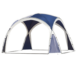 Outsunny Dome Tent for 6-8 People 3.5x3.5x2.22m Garden Tent Party Tent Gazebo Patio Polyester Blue